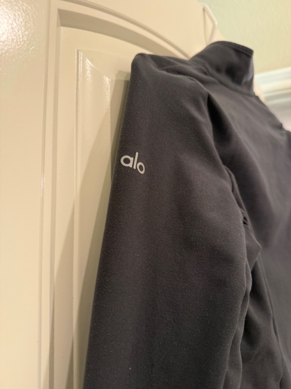 ALO Yoga Black Half-Zip Performance Jacket